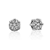 Orecchini Donna Oro Donna Luce in Oro bianco Diamante DHOF7363.015